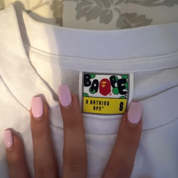 Pink Bape shirt-Authentic - Picture 2 of 3